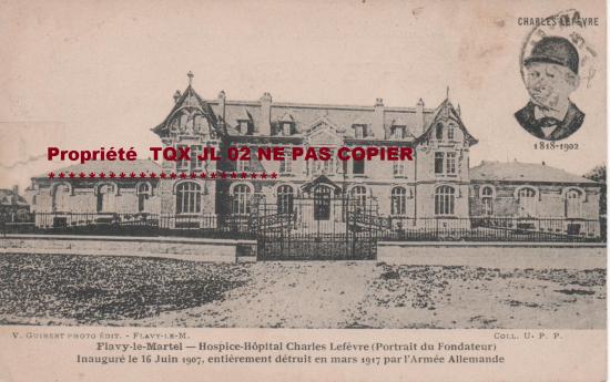 Flavy le martel hospice hopital 1920