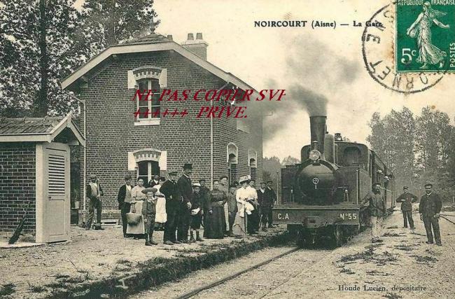 La gare 1907 noircourt