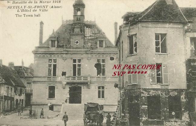 Mairie de neuilly saint front 1918