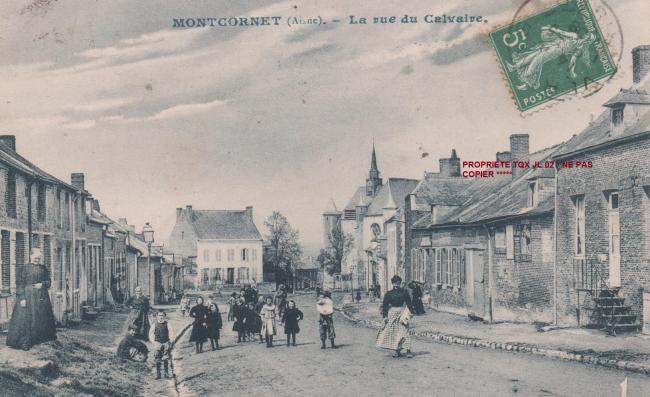 Montcornet rue du cavaire1907 001