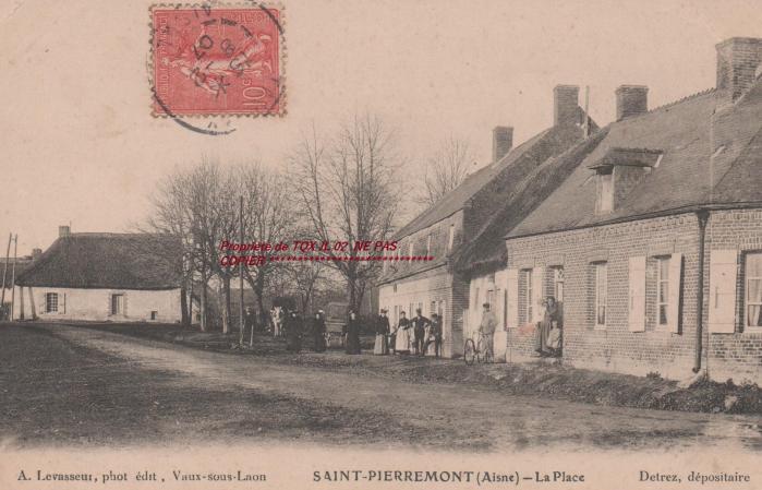 Saint pierremont LA PLACE1907