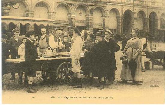 Carte postale ancienne 1123 toulouse marchand de glaces copie