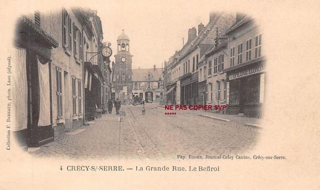 Crecy sur serre la grande rue