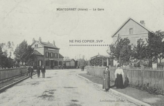 La gare de montcornet