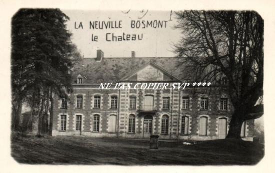 Le chateau neuville bosmont