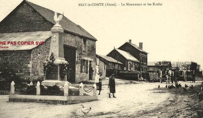 Nizy le comte ecole et monument