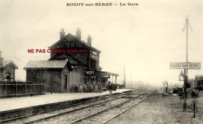 Rozoy sur serre la gare