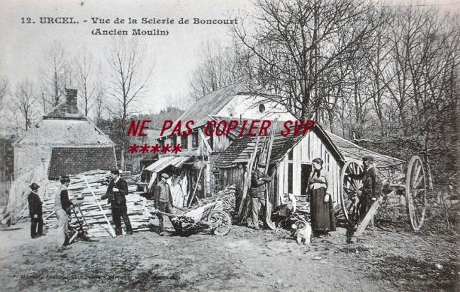 Urcel vue de la scierie de boncourt